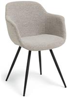 Habitat Noella Fabric Dining Chair - Natural