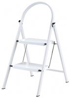 Werner 2 Tread Steel-Framed Stepstool - White