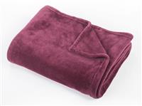 Argos Home Super Soft Fleece Throw - 125x150cm - Berry