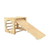 TP Toys Wooden Climbing Cube with Slide