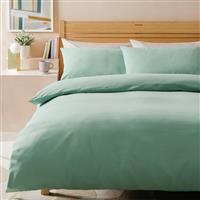 Habitat Washed Cotton Pistachio Bedding Set - Superking