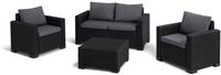 Keter California 4 Seater Garden Sofa Set - Graphite