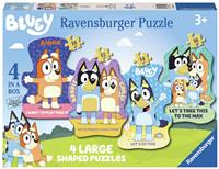 Ravensburger Bluey 4 Large Shaped Jigsaw Puzzles