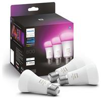 Philips Hue E27 Colour Smart LED Wi-Fi Bulb - 3 Pack