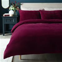 Habitat Slinky Fleece Berry Bedding Set - King size