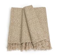 Habitat Boucle Throw - Natural -125x150cm