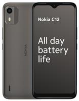 SIM Free Nokia C12 64GB Mobile Phone - Charcoal