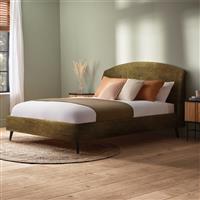 Silentnight Evana Kingsize Velvet Bed Frame - Olive