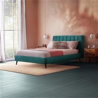 Silentnight Octavia Superking Velvet Bed Frame - Teal
