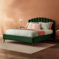 Silentnight Oriana Superking Velvet Bed Frame - Green