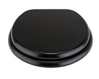 Argos Home Slow Close Wooden Toilet Seat - Black