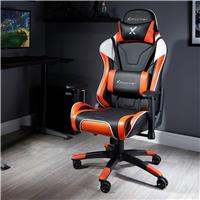 X Rocker Agility Esport Office Gaming Chair - Orange