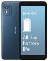 SIM Free Nokia C02 32GB Mobile Phone - Cyan