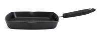 Habitat 24cm Non Stick Aluminium Griddle Pan - Black