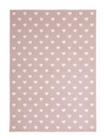 Argos Home Hearts Cut Pile Rug - 160x230cm - Pink