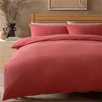 Habitat Washed Cotton Cinnamon Bedding Set - Double