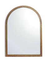 Habitat Mango Wood Arch Wall Mirror - 70x50cm