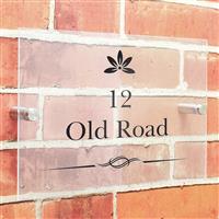 Personalised Message Decorative House Sign