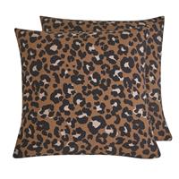 Argos Home Leopard Print Cushion Cover - 2 Pack - 43x43cm