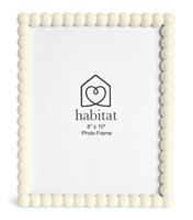 "Habitat Cream Bobble Picture Frame - 8x10"""