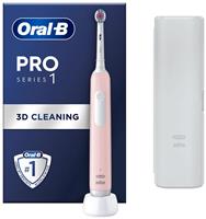 Oral-B Pro 1 Electric Toothbrush + Travel Case - Pink