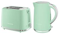 Russell Hobbs Eden Pistachio Green Kettle & Toaster 27364BU