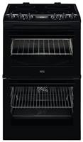 AEG CCX1530ACB 55cm Double Electric Cooker - Black
