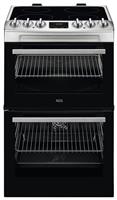 AEG CCX1530ACM 55cm Double Electric Cooker - S/Steel