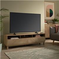 Habitat Fynn 2 Drawer TV Unit - Natural