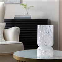 Habitat Confetti Glass Table Lamp - White
