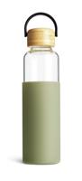 Argos Home Meadow Mist Glass Silicone Sleeve Bottle - 550ml