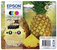Epson 604 XL Pineapple 4 Ink Cartridges - Black & Colour