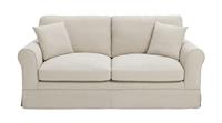 Argos Home Tessa Fabric 3 Seater Sofa - Natural