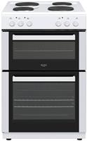 Bush CTFS60TWNECW 60cm Twin Cavity Electric Cooker - White