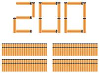 XSHOT Excel 200PK Refill Darts