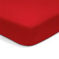 Habitat Soft and Cosy Brushed Cotton Red Fitted Sheet - Sin