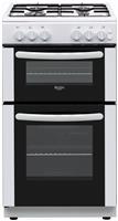 Bush CTFS50TWNGCW 50cm Twin Cavity Gas Cooker - White