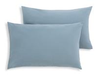 Habitat Cotton Rich 180 TC Standard Pillowcase Pair - Denim