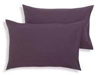 Habitat Cotton Rich 180 TC Standard Pillowcase Pair - Grape