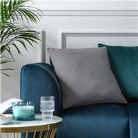 Habitat Velvet Cushion Cover-2 Pack- Slate - 43x43cm