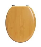 Argos Home Pine Effect Toilet Seat- Natural