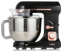 Tower T12033RG Cavaletto Stand Mixer - Black & Rose Gold