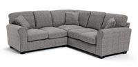 Habitat Lisbon Fabric Corner Sofa - Grey