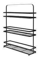 Argos Home 3 Tier Slim Line Caddy - Black