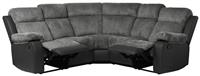 Argos Home Bradley Fabric Recliner Corner Sofa - Charcoal