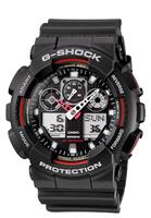 Casio G-SHOCK Men's LED Backlight Black Resin Strap Watch