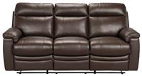 Argos Home Paolo Chair & 3 Seater Manual Recline Sofa -Brown