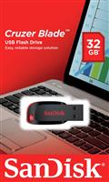 SanDisk Cruzer Blade USB 2.0 Flash Drive - 32GB