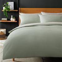 Habitat Polycotton Green Reversible Bedding Set - King size