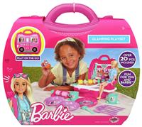 Barbie Role Play Toy Glamping Kitchen Set
